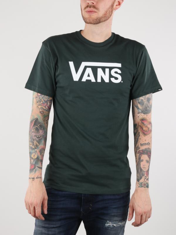 Tričko Vans MN Vans Classic Darkest Zelená