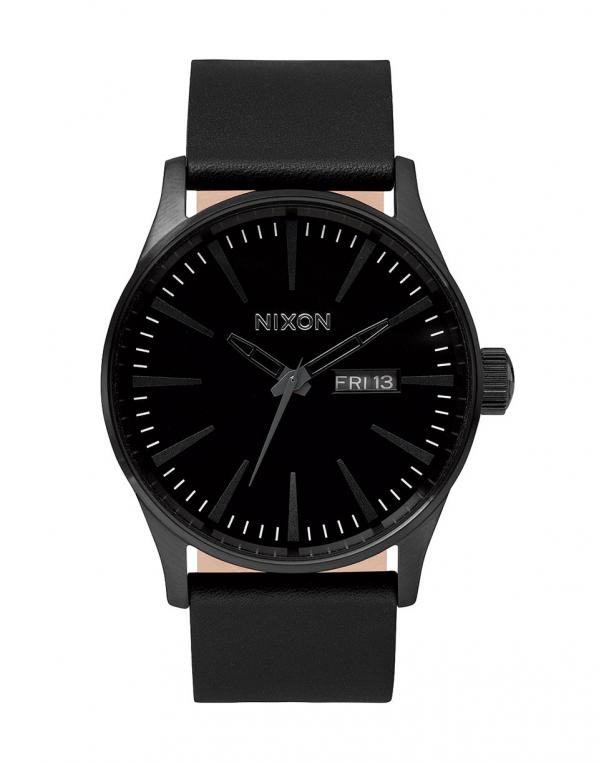 Nixon Sentry Leather All Black