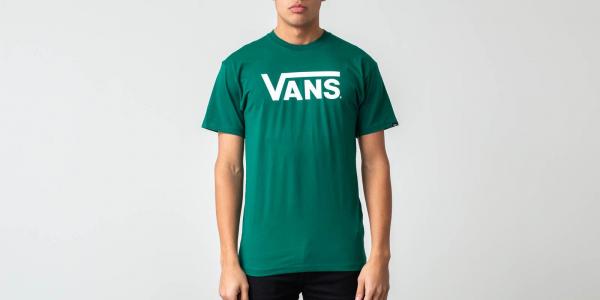 Vans Classic Tee Evergreen/ White