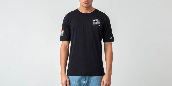 Champion x WOOD WOOD Rick Oversized Tee Black