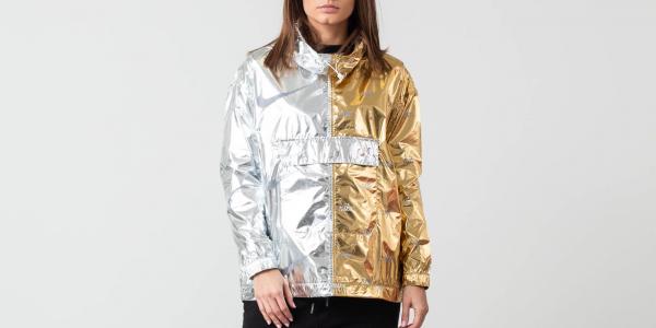 Nike Sportswear Metallic Jacker Silver/ Gold