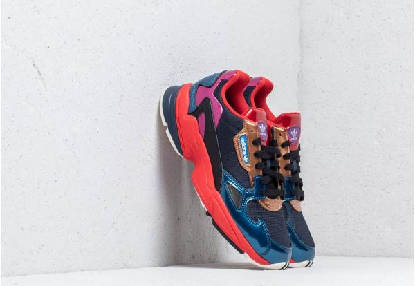 adidas Falcon W Collegiate Navy/ Collegiate Navy/ Red