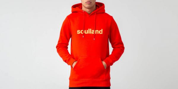 Soulland Logic Googie Hoodie Red