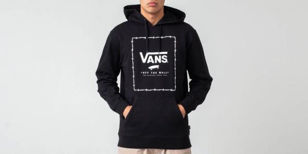 Vans Print Box Pullover Hoodie Black
