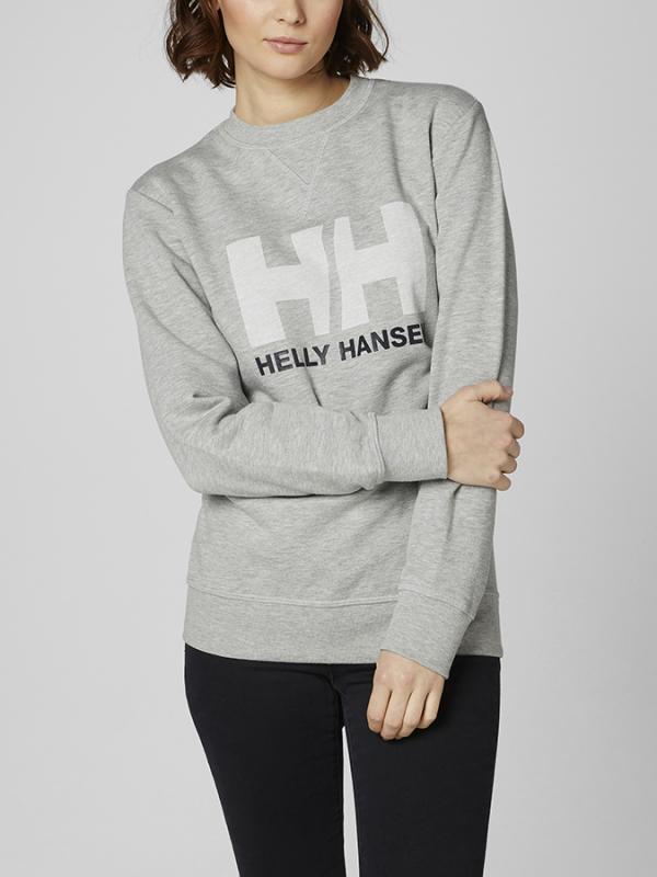Mikina Helly Hansen W Logo Crew Sweat Šedá