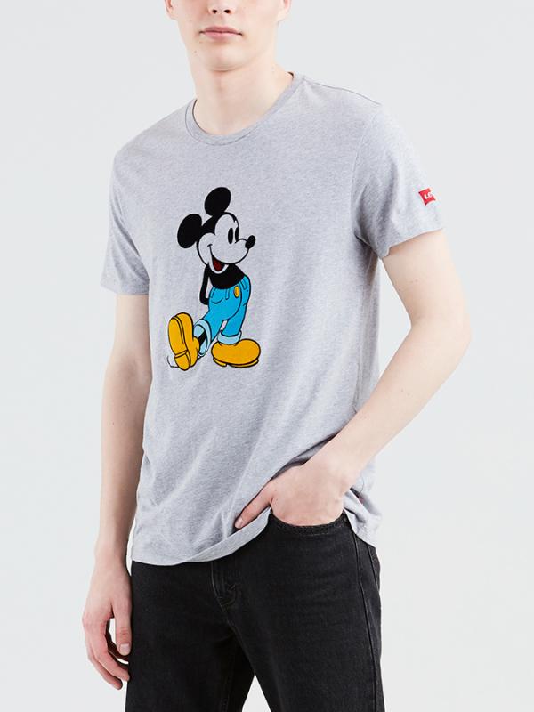 Tričko LEVI'S Graphic Set-In Neck 2 Šedá