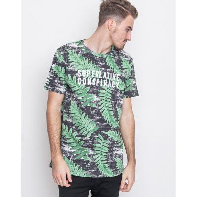Polo triko WeSC Fern Concrete Superlative jade sheen