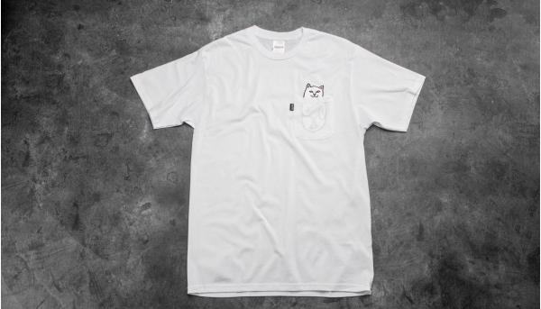 RIPNDIP Lord Nermal Pocket Tee White