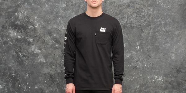 RIPNDIP Lord Nermal Long Sleeve Tee Black