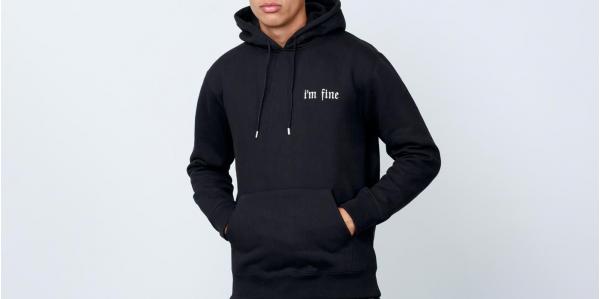 WOOD WOOD Travor Hoodie Black