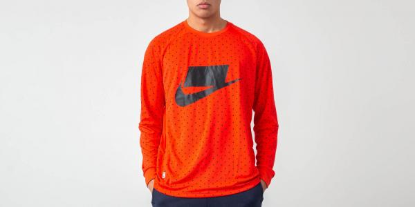 Nike Sportswear Top Knit Longsleeve Habanero Red/ Habanero Red/ Black