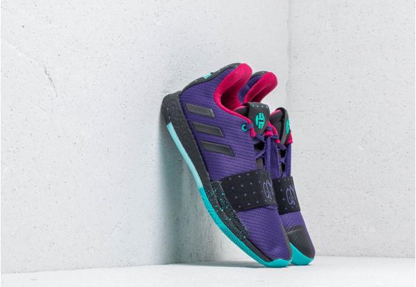 adidas Harden Vol.3 Collegiate Purple/ Core Black/ Hi-Res Aqua