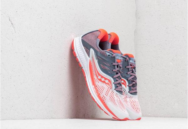 Saucony Ride 10 White/ Fog/ Red