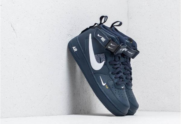 Nike Air Force 1 Mid '07 Lv8 Obsidian/ White/ Black