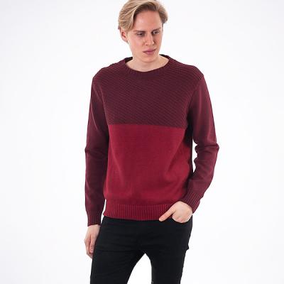 Svetr hymn Fishermans Jumper Burgundy