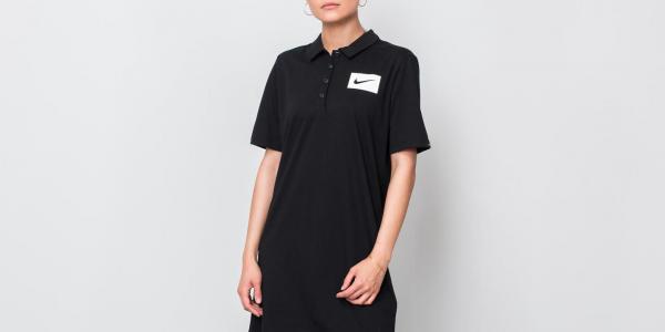Nike Sportswear Mesh Swoosh Dress Black