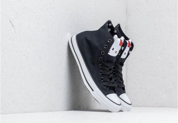 Converse x Hello Kitty Chuck Taylor All Star Hi Black/ Fiery Red/ White