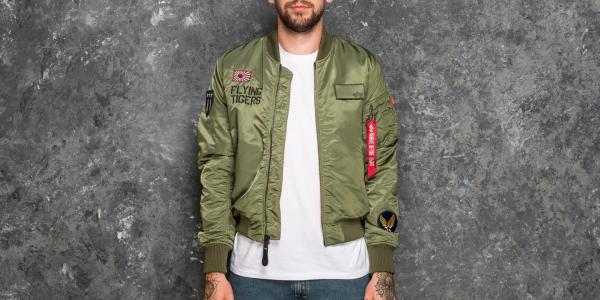 Alpha Industries MA-1 VF Flying Tigers Sage Green