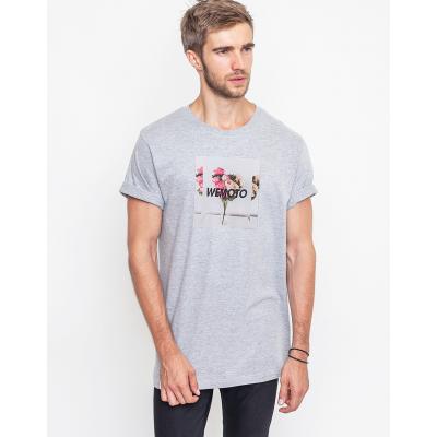 Triko Wemoto Flower heather grey