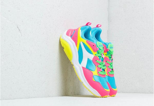 Diadora Whizz Run Fluo White/ Pink Fluo
