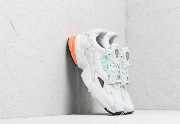 adidas Falcon W Crystal White/ Crystal White/ Easy Orange