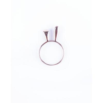 Prsten Timi Folded Bunny Ears Ring gold plated