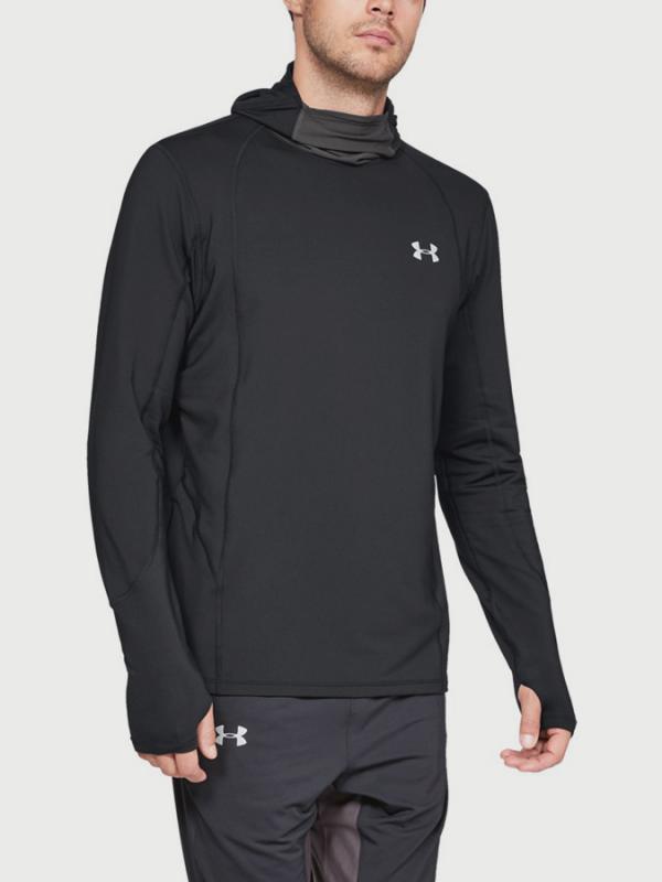 Mikina Under Armour Coldgear Reactor Run Balaclava Černá