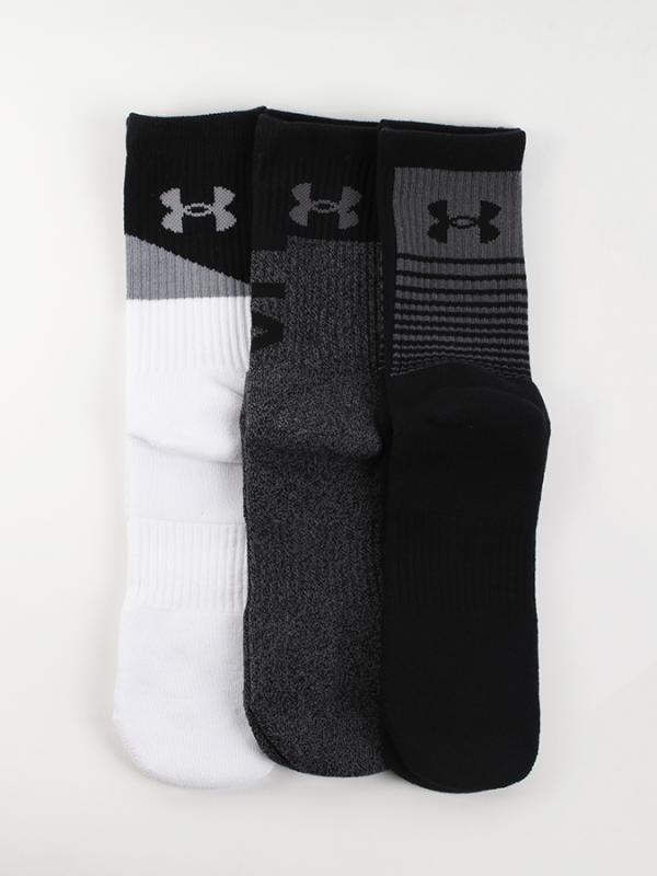 Ponožky Under Armour Phenom Twisted Crew 3 Pack Barevná