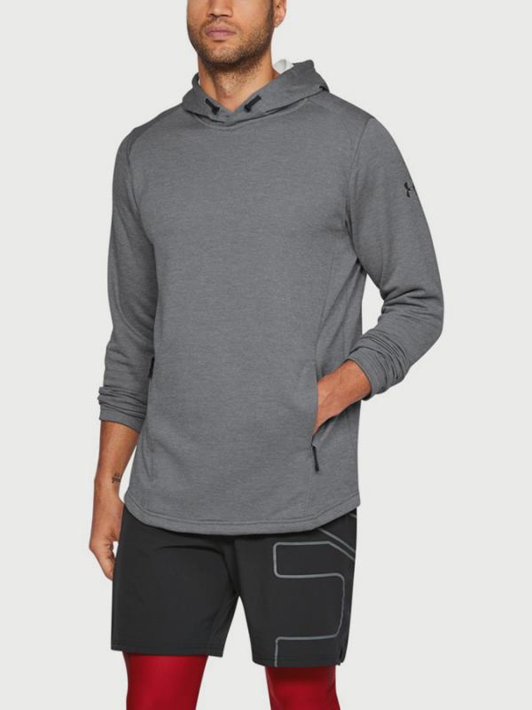 Mikina Under Armour Tech Terry Popover Hoodie Šedá