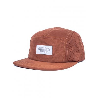 Kšiltovka WeSC FSuede 5 panel tortoise shell