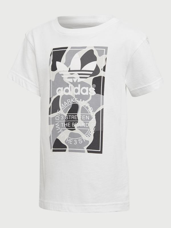 Tričko adidas Originals L Trf C Tee Bílá