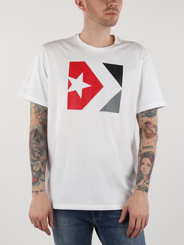 Tričko Converse M Star Chevron Box Tee Bílá