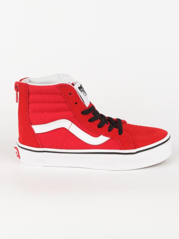 Boty Vans UY Sk8-Hi Zip (Pop) Racing Červená