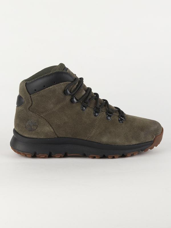 Boty Timberland World Hiker Mid Grape Leaf Hnědá