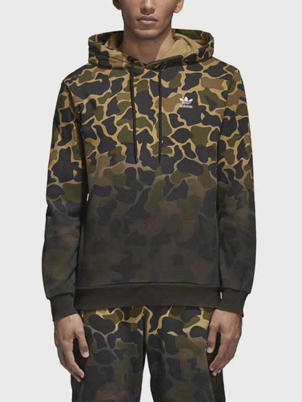Mikina adidas Originals Camo Hoodie Barevná