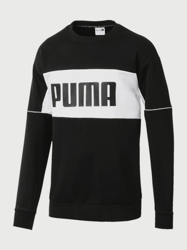 Mikina Puma Retro Crew dk Černá