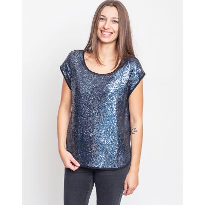 Nümph GLAM BLOUSE BLUE WING L
