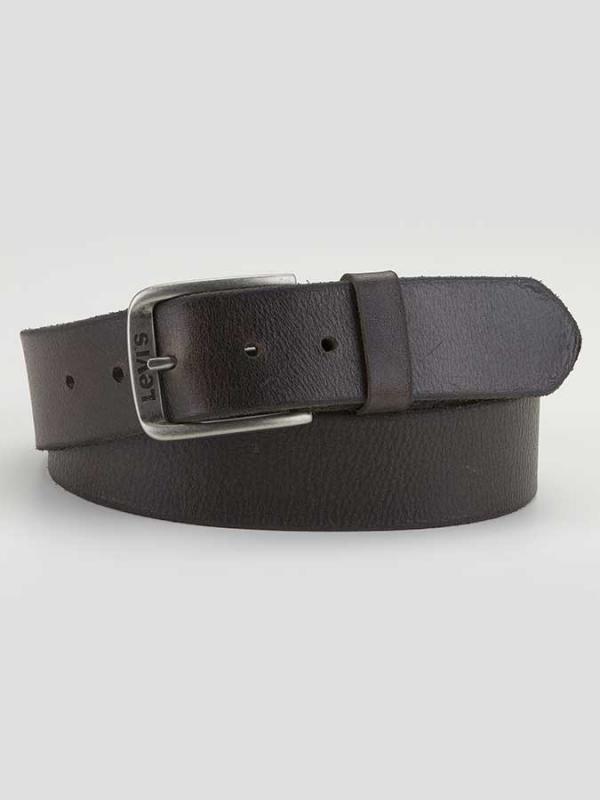 Pásek LEVI'S Classic Top Logo Buckle Hnědá