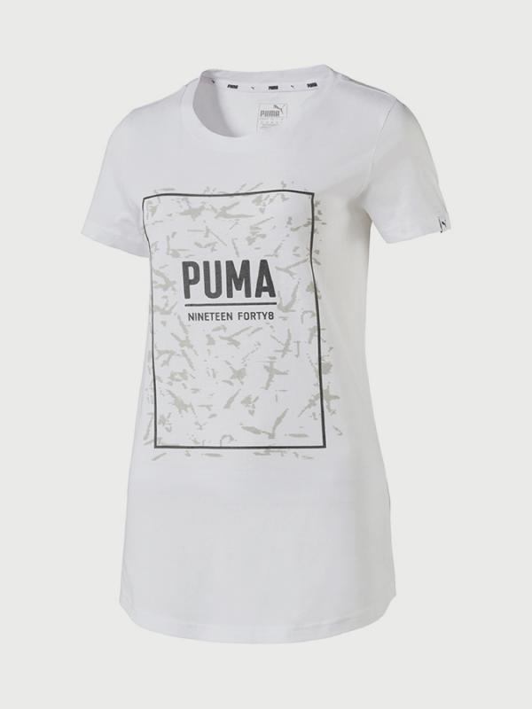 Tričko Puma FUSION Graphic Tee Bílá