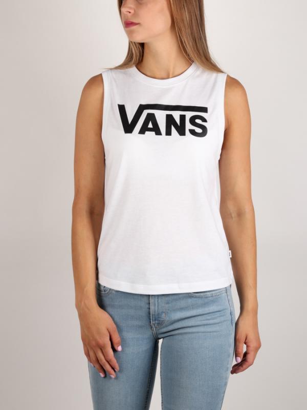 Tílko Vans Wm Muscle V White/Black Bílá