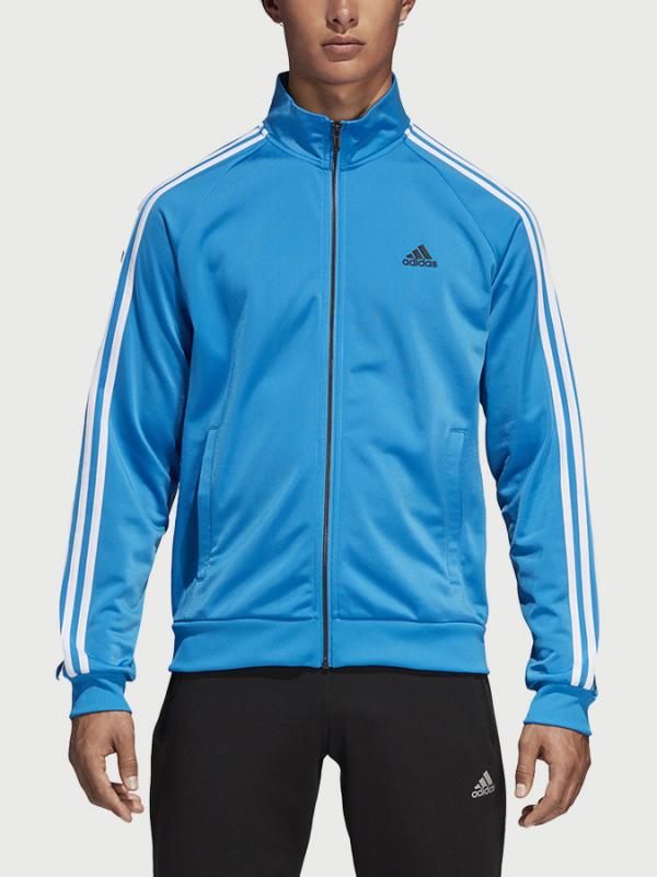 Mikina adidas Performance Ess 3S Ttop Tri Modrá