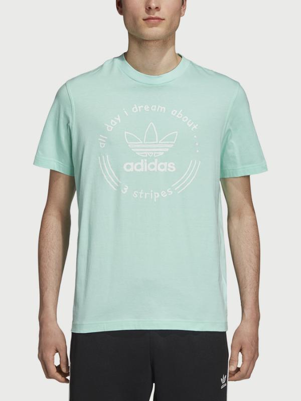 Tričko adidas Originals Hand Drawn T4 Zelená