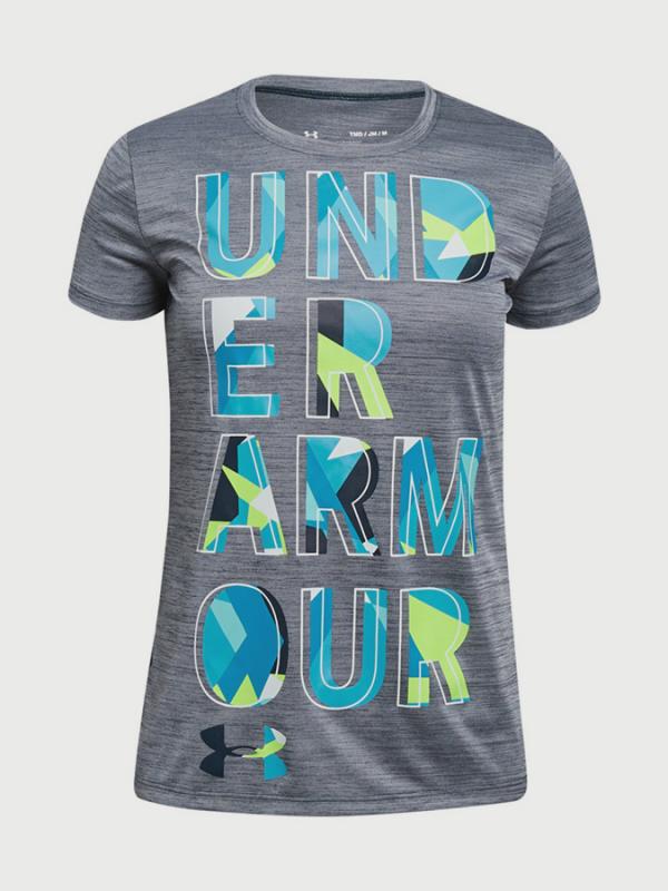 Tričko Under Armour Hybrid 2.0 Big Logo Tee Šedá