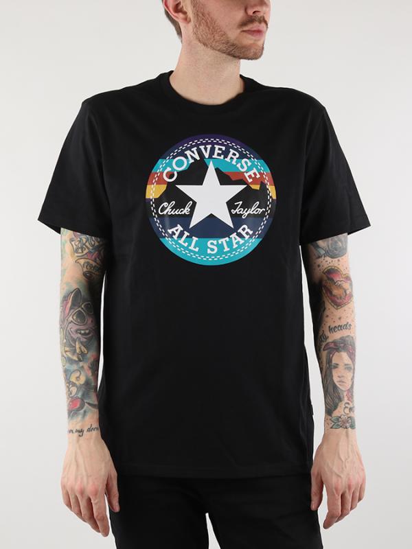 Tričko Converse M Mountain Chuck Patch Tee Černá
