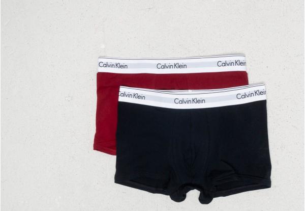 Calvin Klein 2 Pack Trunk Black/ Burgundy