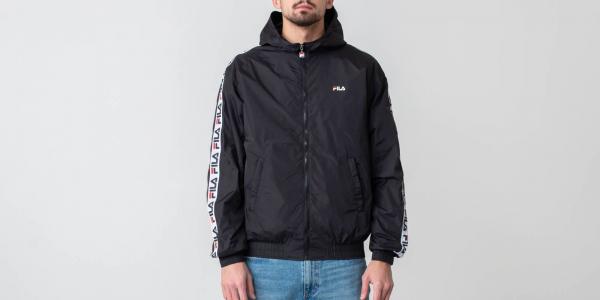 FILA Tracey Tape Wind Jacket Black