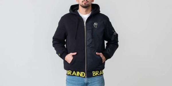 Converse x Brain Dead Bomber Jacket Black