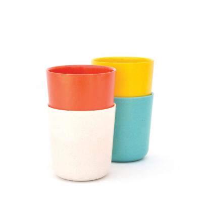Dárkový Pack EKOBO Gusto Large Cup Set 2 persimmon/ white/ lagoon/ lemon