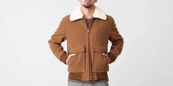 A.P.C. Bronze Jacket Ice Brown