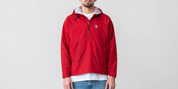 Polar Skate Co. Ripstop Anorak Jacket Red